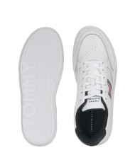 TOMMY HILFIGER Essential Leather Cupsole Evo FM0FM03904 White YBR