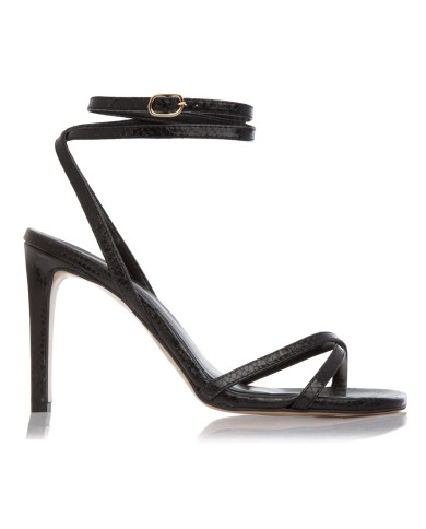 Sante Sandals 22-236-01 ΜΑΥΡΟ