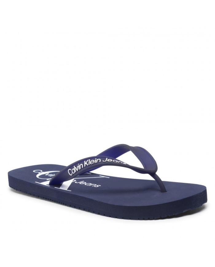 Calvin Klein Flip Flop Monogram Tpu Evening Blue YM0YM0005 cfe
