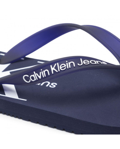 Calvin Klein Flip Flop Monogram Tpu Evening Blue YM0YM0005 cfe