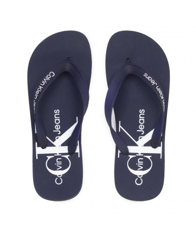 Calvin Klein Flip Flop Monogram Tpu Evening Blue YM0YM0005 cfe