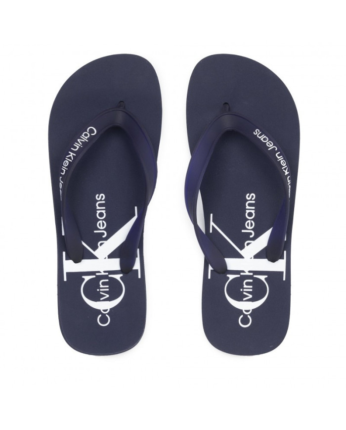 Calvin Klein Flip Flop Monogram Tpu Evening Blue YM0YM0005 cfe