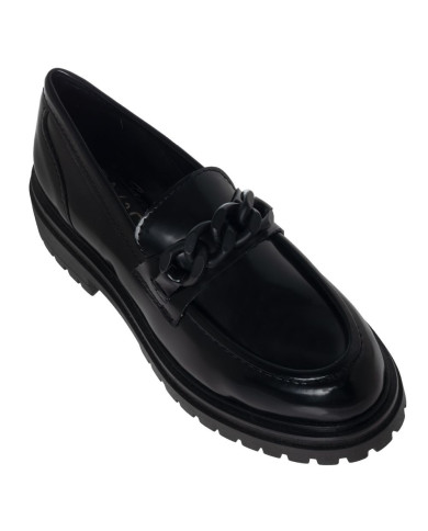 Sante Day2Day Moccasins 22-407-01 ΜΑΥΡΟ