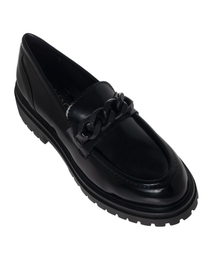 Sante Day2Day Moccasins 22-407-01 ΜΑΥΡΟ