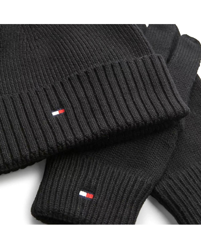 Tommy Hilfiger  ESSENTIAL BEANIE AND GLOVES AM0AM10490 BDS