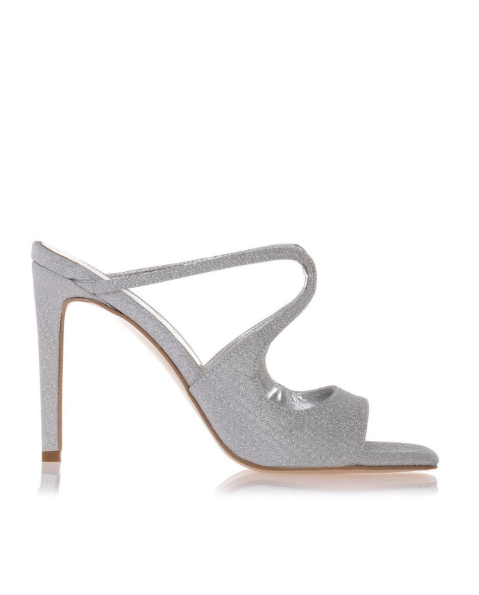 Sante Sandals 23-246-10 ασημι
