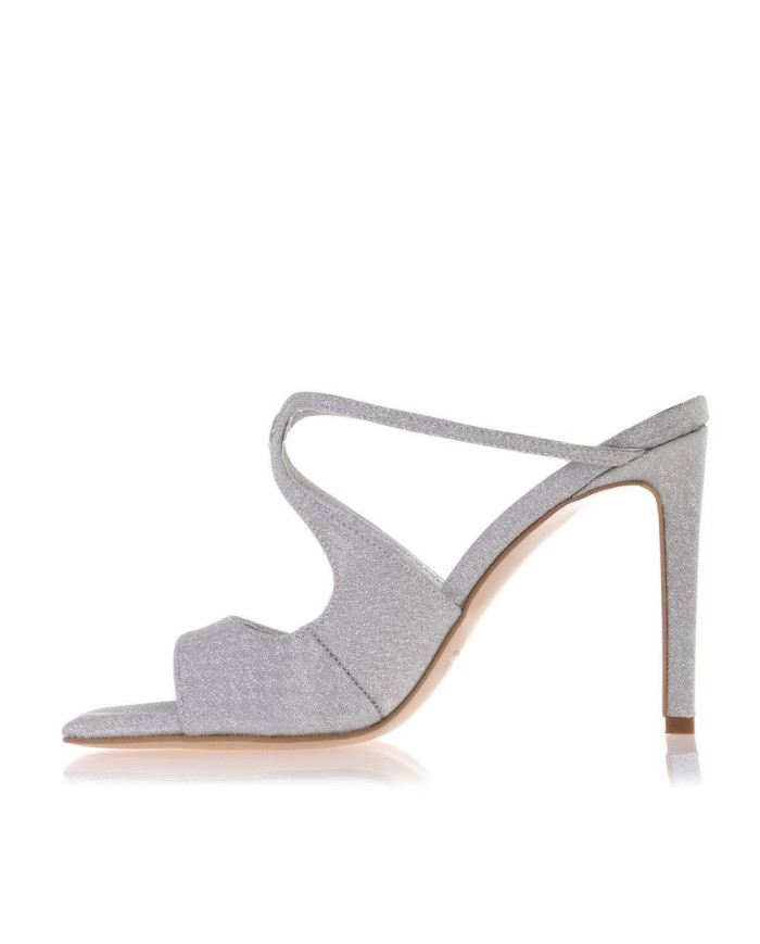 Sante Sandals 23-246-10 ασημι