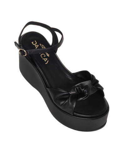 Sante Day2Day Wedges 23-147-01 ΜΑΥΡΟ