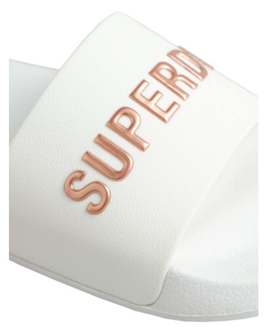 SUPERDRY CODE LOGO VEGAN POOL SLIDE WF310185A 8QB