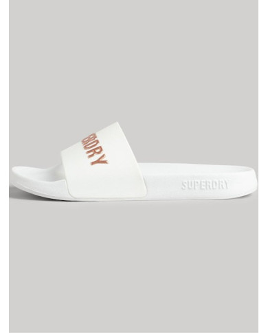 SUPERDRY CODE LOGO VEGAN POOL SLIDE WF310185A 8QB