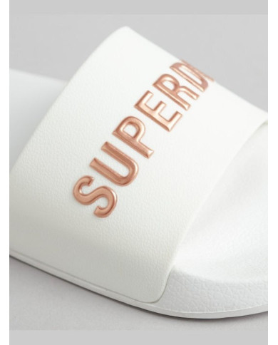 SUPERDRY CODE LOGO VEGAN POOL SLIDE WF310185A 8QB