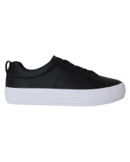 TOMMY HILFIGER EMBOSSED MONOGRAM TRAINERS FW0FW07376 BDS ΜΑΥΡΟ
