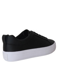 TOMMY HILFIGER EMBOSSED MONOGRAM TRAINERS FW0FW07376 BDS ΜΑΥΡΟ