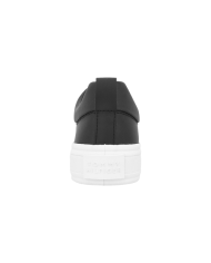 TOMMY HILFIGER EMBOSSED MONOGRAM TRAINERS FW0FW07376 BDS ΜΑΥΡΟ