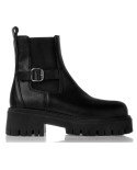 TOMMY HILFIGER  TJW PADDED FLAT BOOT EN0EN02292 BDS ΜΑΥΡΟ