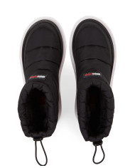 TOMMY HILFIGER  TJW PADDED FLAT BOOT EN0EN02292 BDS ΜΑΥΡΟ