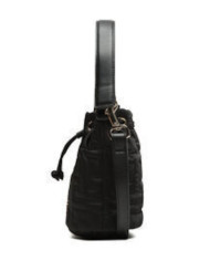 Tommy Hilfiger Τσάντα Tj Chic Nylon Bucket AW0AW14864 BDS Μαύρο