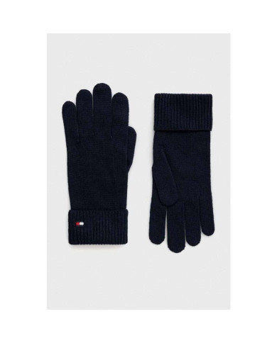 Tommy Hilfiger ESSENTIAL FLAG GLOVES  AW0AW16254 BDS ΜΑΥΡΟ