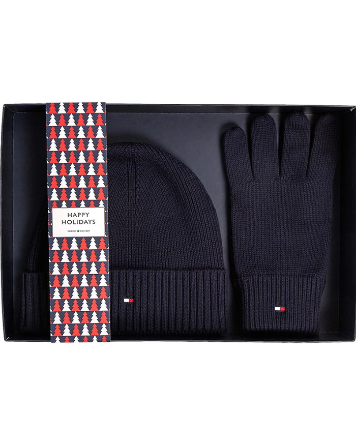 Tommy Hilfiger  ESSENTIAL BEANIE AND GLOVES AM0AM10490 DW5