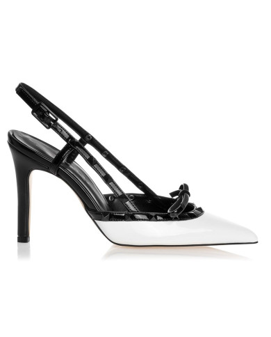 Sante Pumps 24-234-26 ασπρόμαυρο