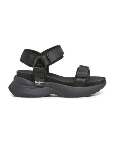 PEPE JEANS VENUS BLOCK FLAT PLATFORM PLS90653 999 ΜΑΥΡΟ