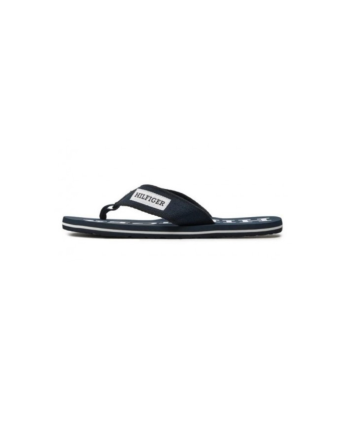TOMMY HILFIGER PATCH BEACH SANDAL FM0FM05024 DW5 ΜΠΛΕ