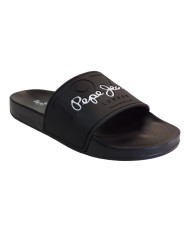 PEPE JEANS SLIDERS PMS70147 977 ΜΑΥΡΟ