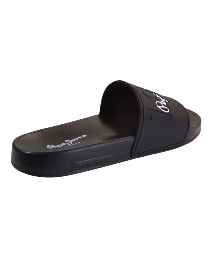 PEPE JEANS SLIDERS PMS70147 977 ΜΑΥΡΟ