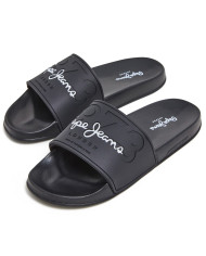 PEPE JEANS SLIDERS PMS70147 977 ΜΑΥΡΟ