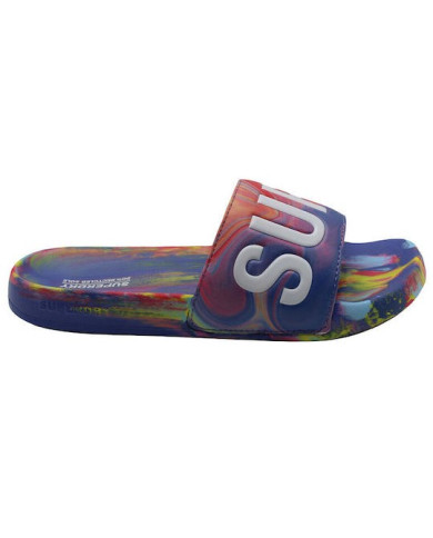 Superdry Sdry Marble Vegan Pool Slide WF310218A 2JQ MULTI