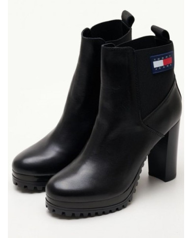Tommy Hilfiger TJW New Ess High Heel Boot EN0EN02439 BDS μαυρο μαυρο