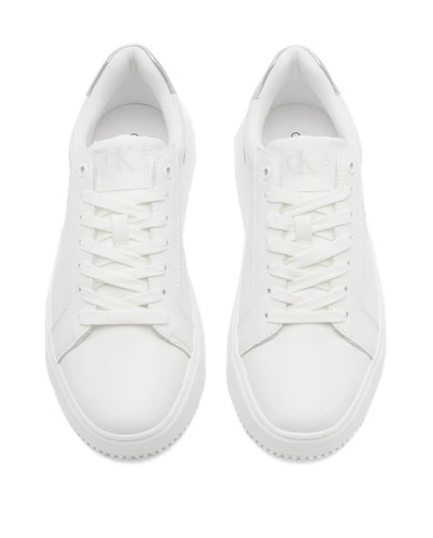 CALVIN KLEIN Chunky Cupsole Laceup Lth YW0YW01687 0YG ΛΕΥΚΟ