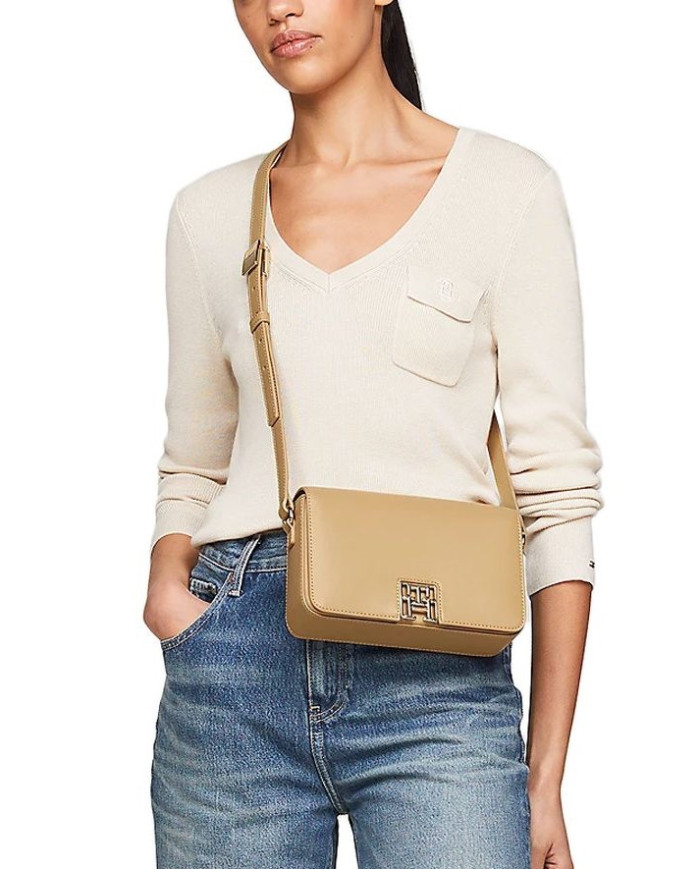 TOMMY HILFIGER MONOGRAM CROSSOVER AW0AW16298 RBL Μπεζ