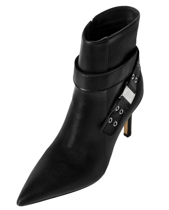 Sante Booties 24-777-01 Μαυρο