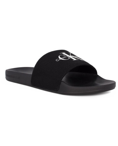 CALVIN KLEIN SLIDE MONOGRAM YM0YM01271 0GJ ΜΑΥΡΟ
