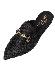Sante Day2Day Flats 25-121-01 ΜΑΥΡΟ
