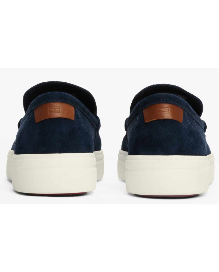 Tommy Hilfiger Modern Light Hybrid Suede Loaf FM0FM05354 DW5 ΜΠΛΕ