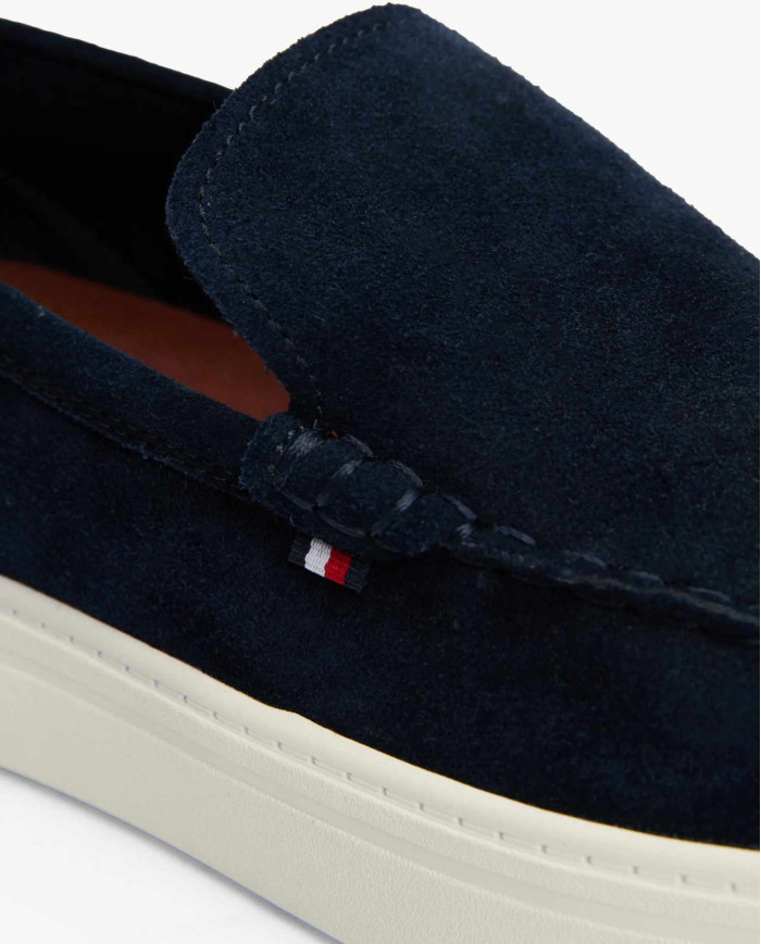 Tommy Hilfiger Modern Light Hybrid Suede Loaf FM0FM05354 DW5 ΜΠΛΕ