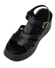 Sante D2D Leather Collection 25-139-01 μαύρο