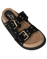 Sante D2D Leather Collection 25-142-01 μαύρο