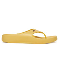 TOMMY HILFIGER COMFORT BEACH FLIP FLOPS FW0FW08522 ZQM ΚΙΤΡΙΝΟ