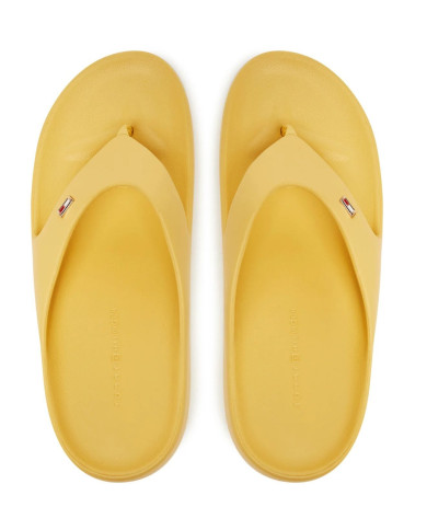 TOMMY HILFIGER COMFORT BEACH FLIP FLOPS FW0FW08522 ZQM ΚΙΤΡΙΝΟ