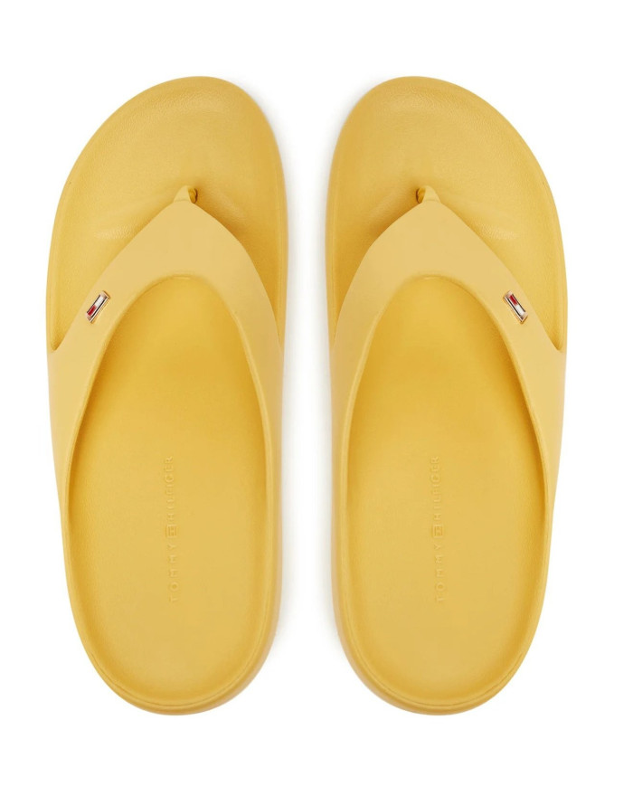 TOMMY HILFIGER COMFORT BEACH FLIP FLOPS FW0FW08522 ZQM ΚΙΤΡΙΝΟ