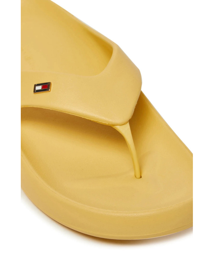 TOMMY HILFIGER COMFORT BEACH FLIP FLOPS FW0FW08522 ZQM ΚΙΤΡΙΝΟ