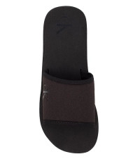 CALVIN KLEIN BEACH WEDGE SLIDE CANVAS YW0YW01725 0GJ ΜΑΥΡΟ