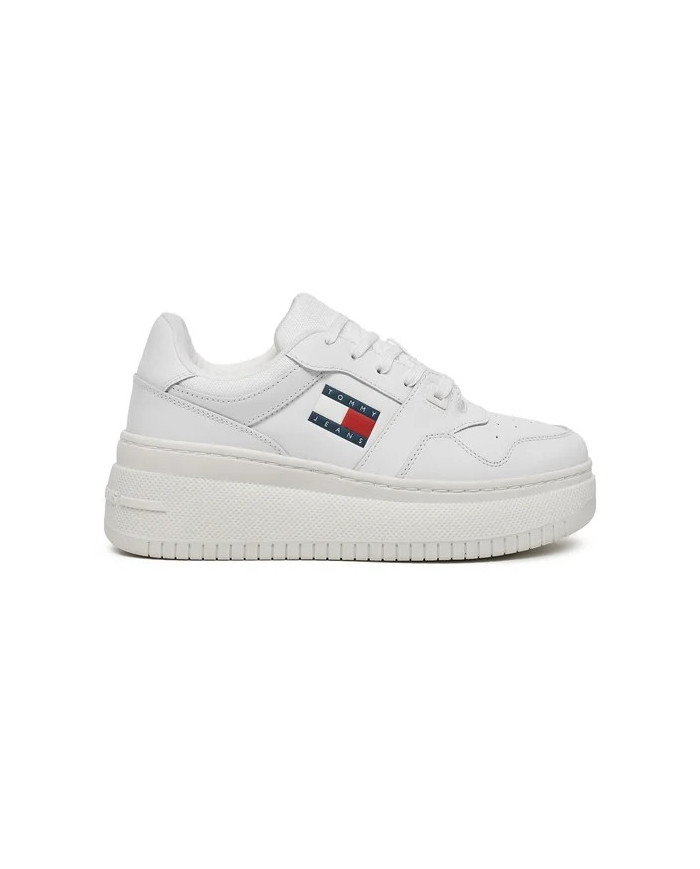 Tommy Hilfiger Tjw Retro Basket Flatform Ess EN0EN02506 YBS ΛΕΥΚΟ