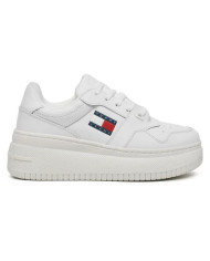 Tommy Hilfiger Tjw Retro Basket Flatform Ess EN0EN02506 YBS ΛΕΥΚΟ