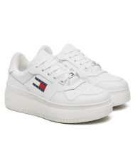 Tommy Hilfiger Tjw Retro Basket Flatform Ess EN0EN02506 YBS ΛΕΥΚΟ