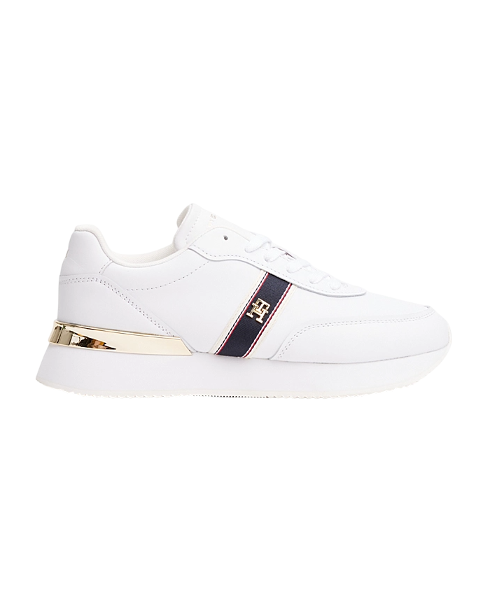 Tommy Hilfiger Webbing Runner FW0FW08904 YBS ΛΕΥΚΟ