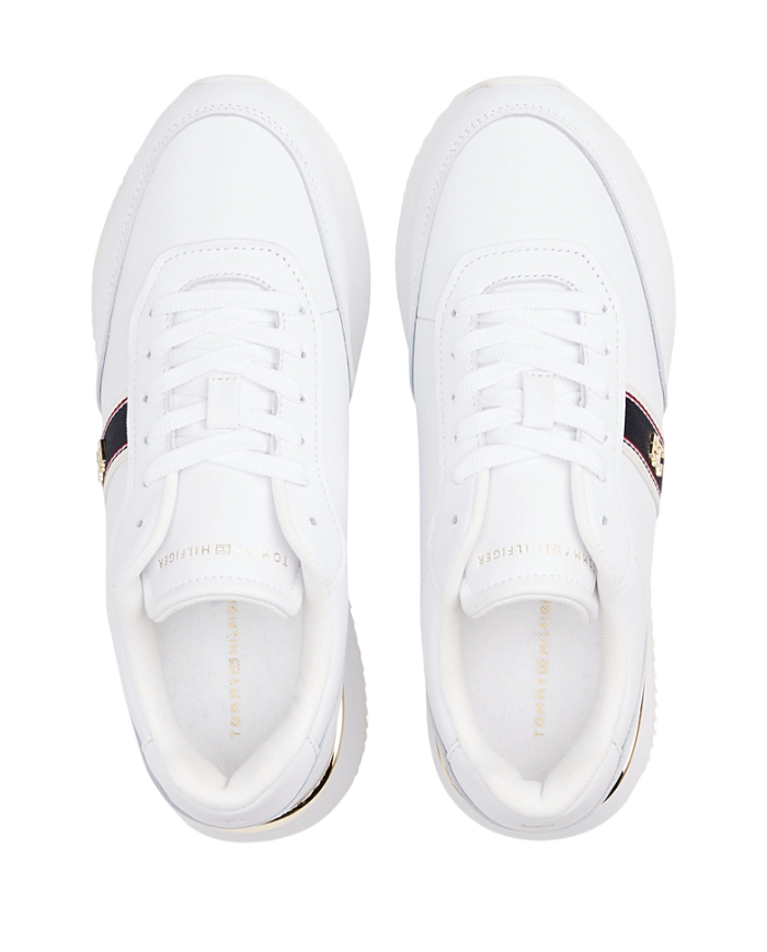 Tommy Hilfiger Webbing Runner FW0FW08904 YBS ΛΕΥΚΟ